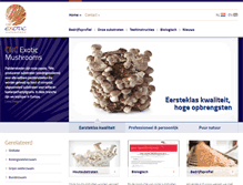 Tablet Screenshot of cncexoticmushrooms.nl